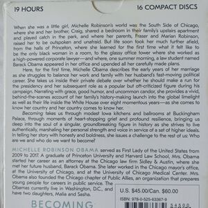 NEW (audio) book BECOMING Michelle Obama